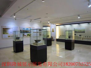 隆城展示制作掀开式博物馆展柜 液压式展柜