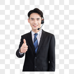 商务客服男性